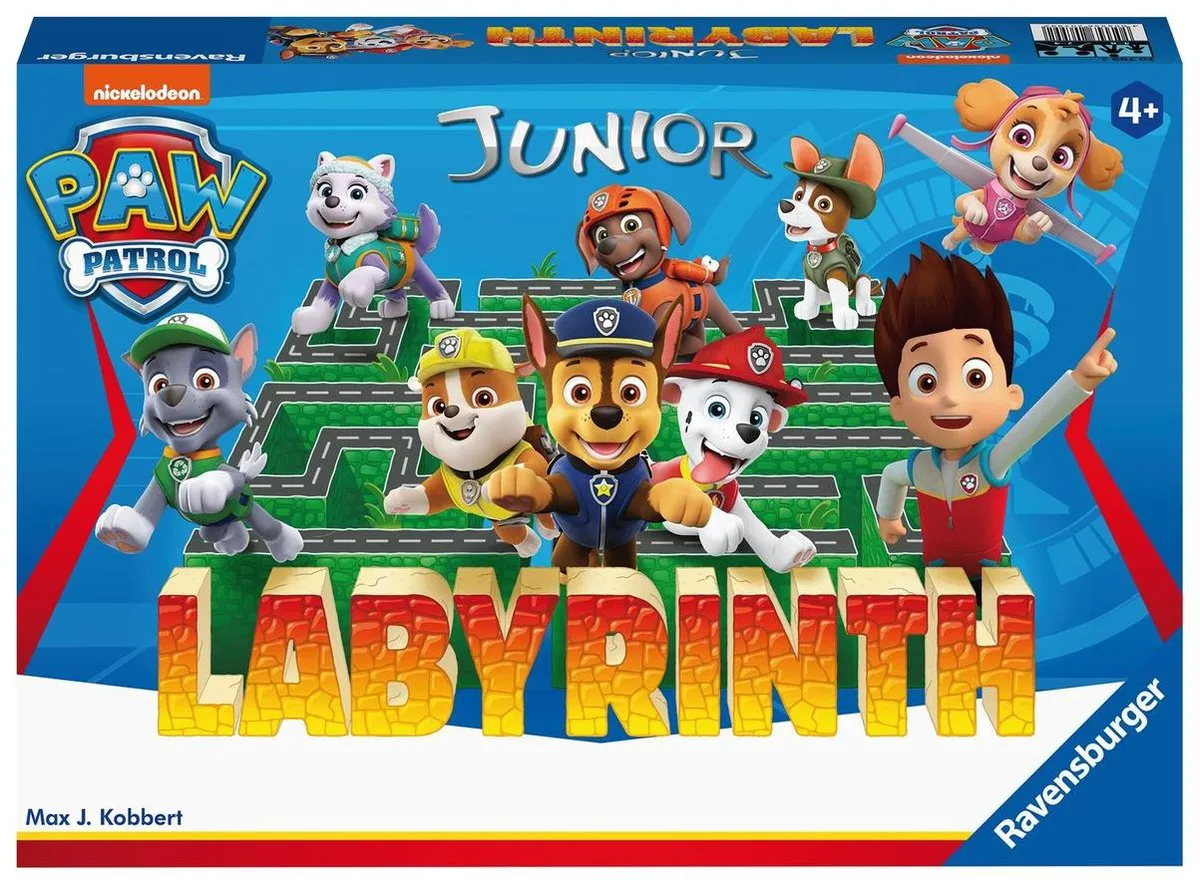Ravensburger PAW Patrol Junior Doolhof - Kinderspel speelgoed