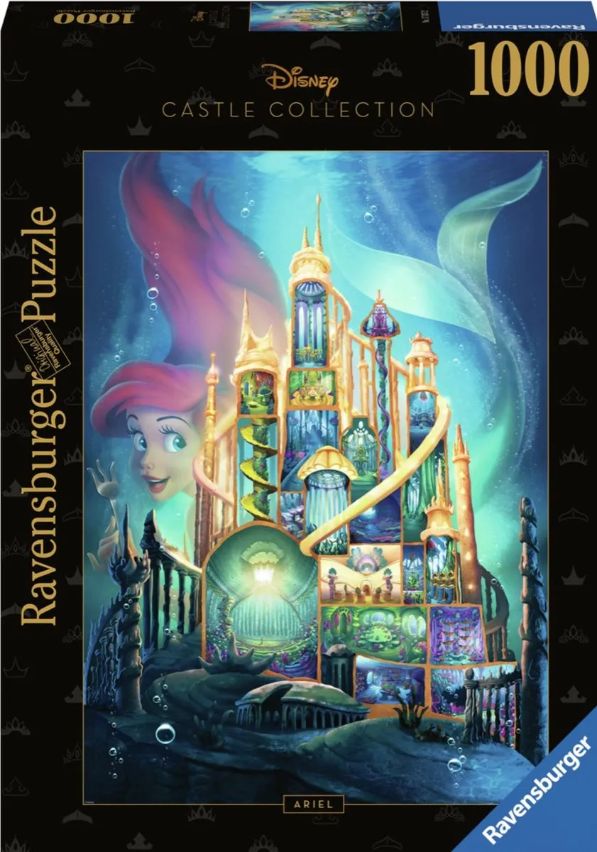 Ravensburger - puzzel Ariel - Disney Kasteel 6 - 1000 stukjes speelgoed