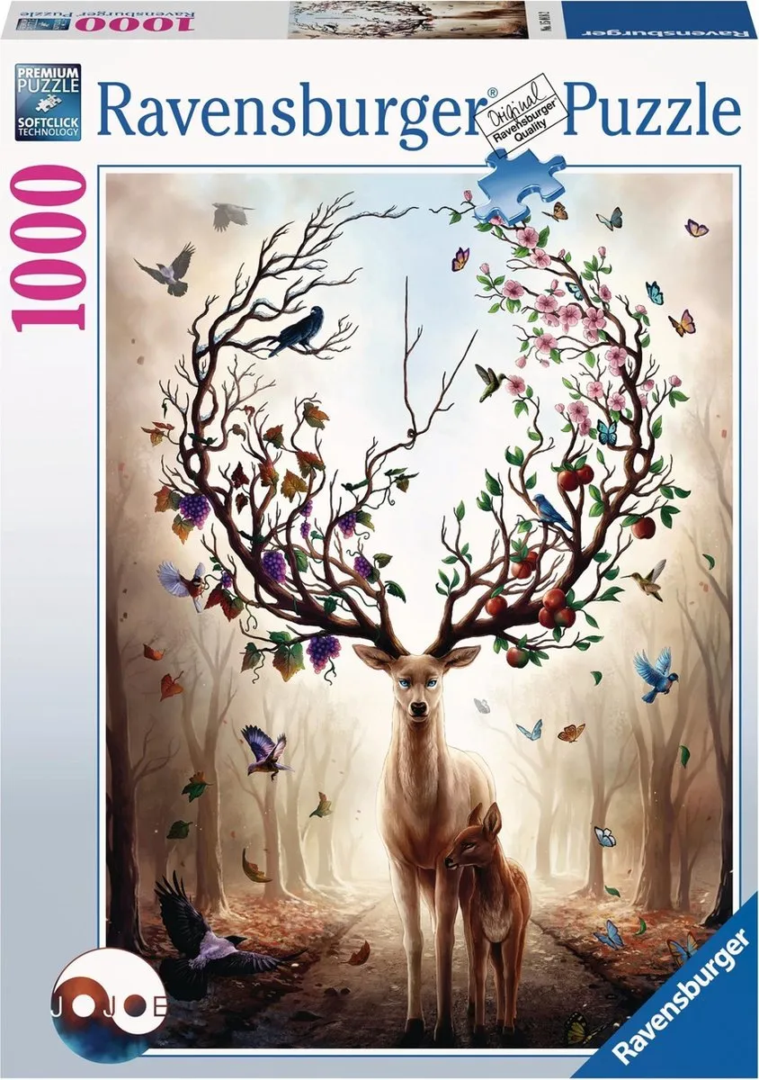 Ravensburger puzzel Fantasydeer - legpuzzel - 1000 stukjes speelgoed