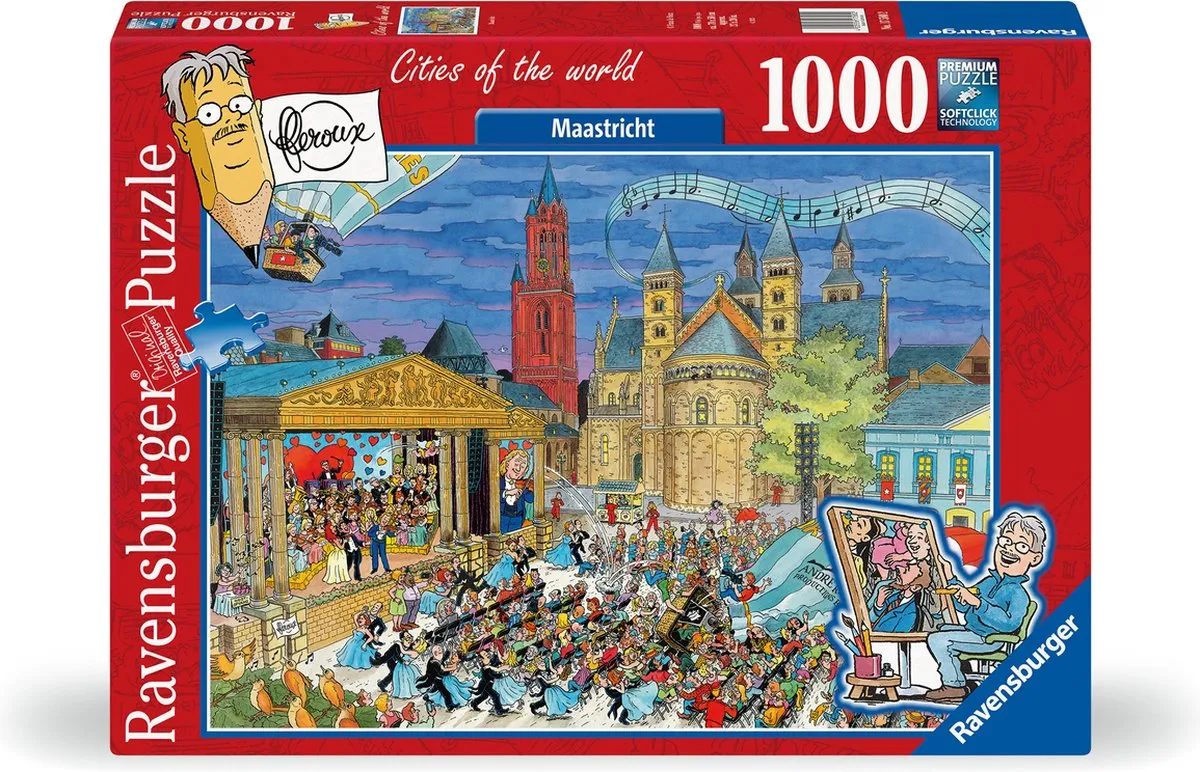 Ravensburger puzzel Fleroux Maastricht - Legpuzzel - 1000 stukjes speelgoed