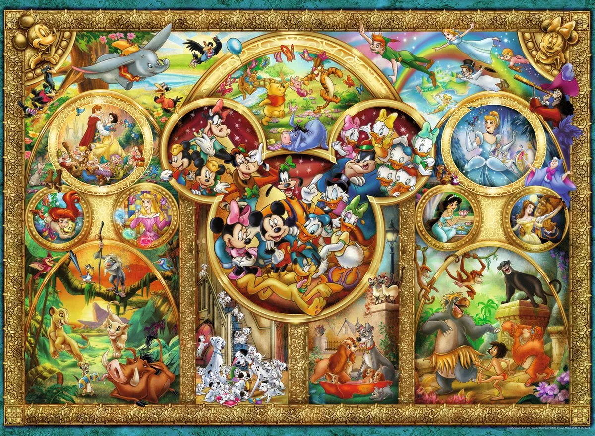 Ravensburger puzzel Most Famous Disney Characters - Legpuzzel - 500 stukjes speelgoed