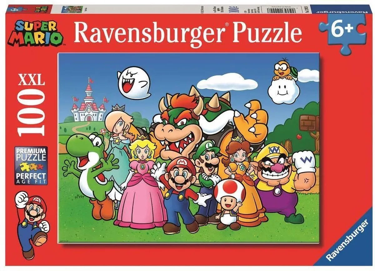 Ravensburger puzzel Super Mario - legpuzzel - 100 stukjes speelgoed
