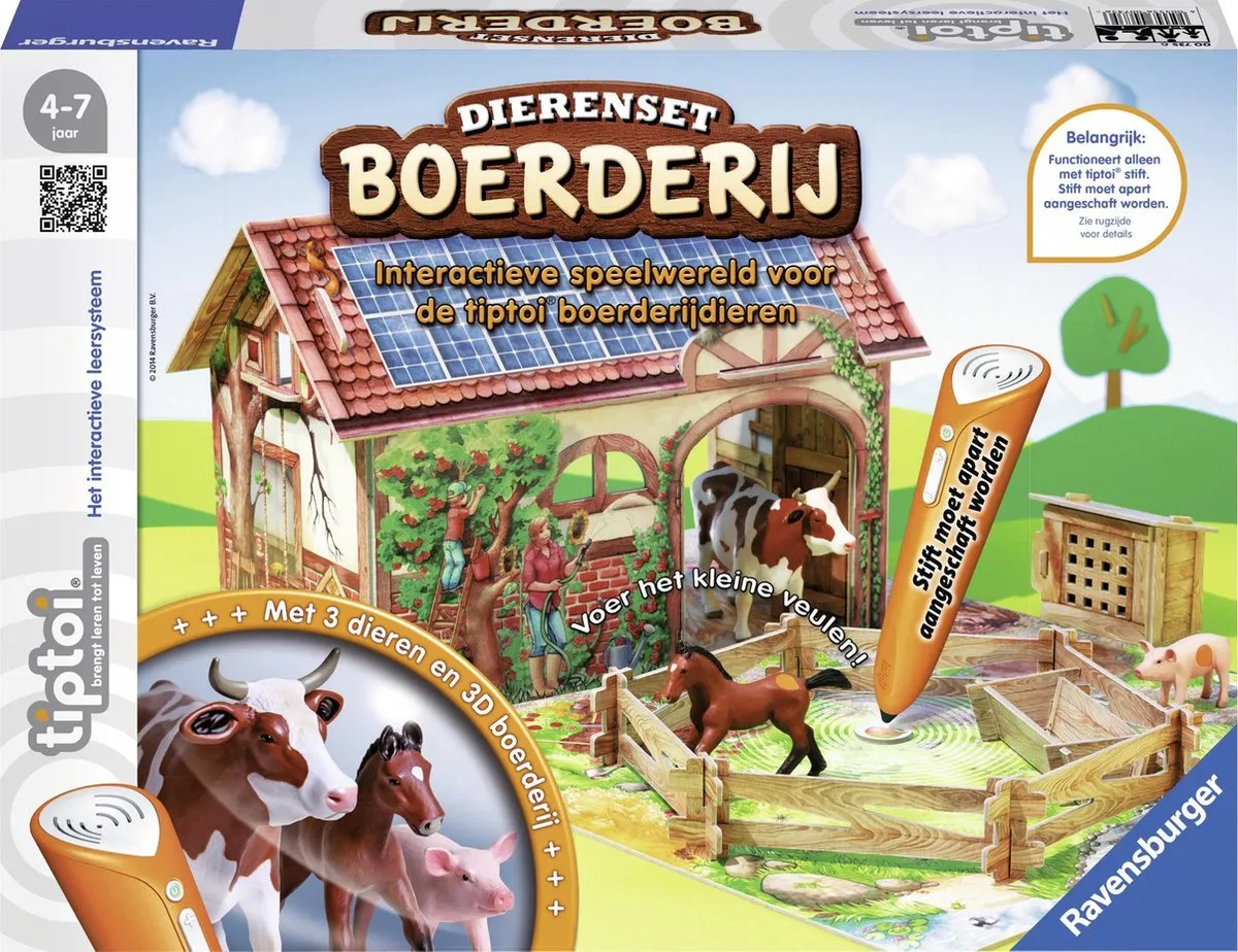 Ravensburger tiptoi® Dierenset boerderij speelgoed