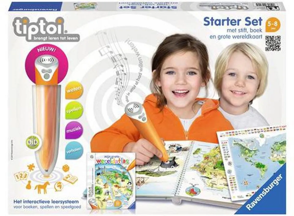 Ravensburger tiptoi® Starter Set Wereldatlas speelgoed