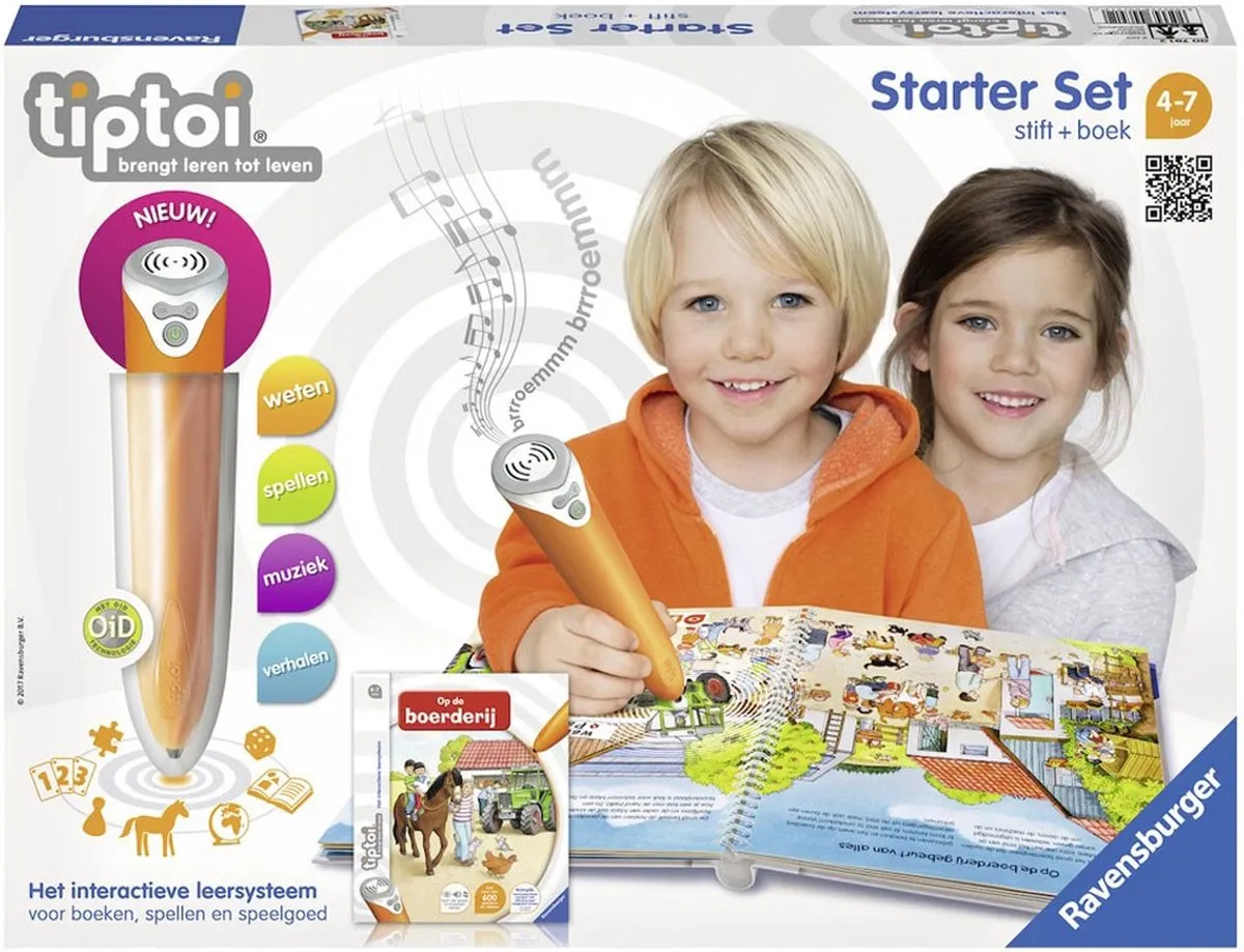 Ravensburger tiptoi® Starterset Boerderij speelgoed
