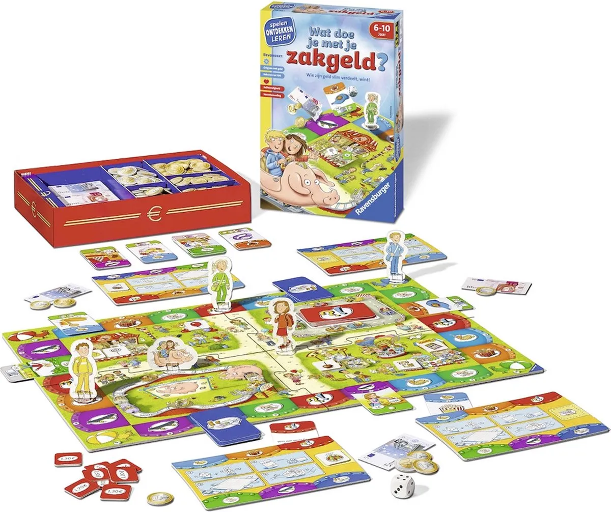 Ravensburger Wat doe je met je zakgeld? - Educatief spel speelgoed