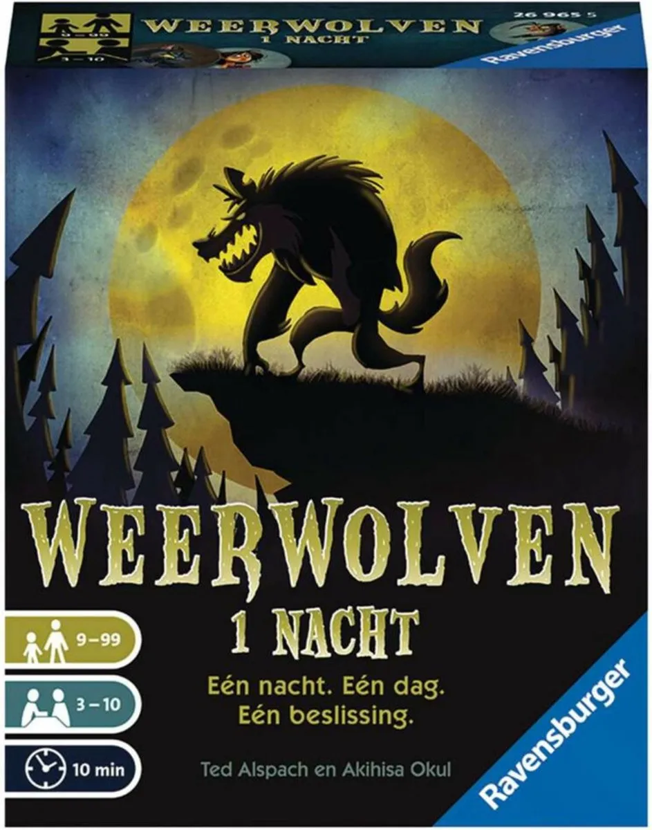 Ravensburger Weerwolven 1 Nacht - pocketspel speelgoed