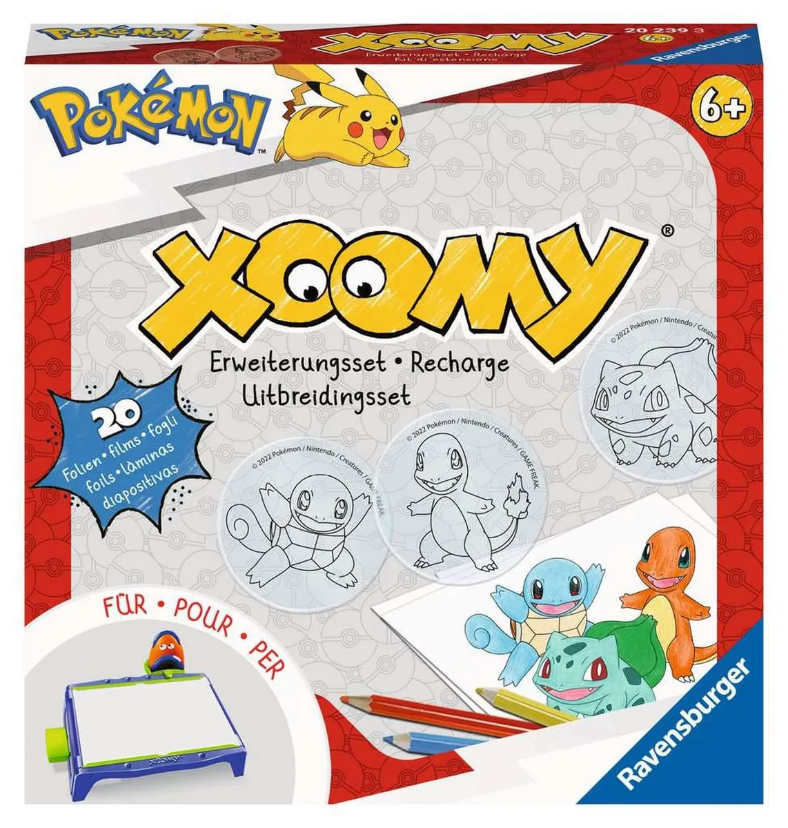 Ravensburger Xoomy® Refill Pokémon - Hobbypakket speelgoed