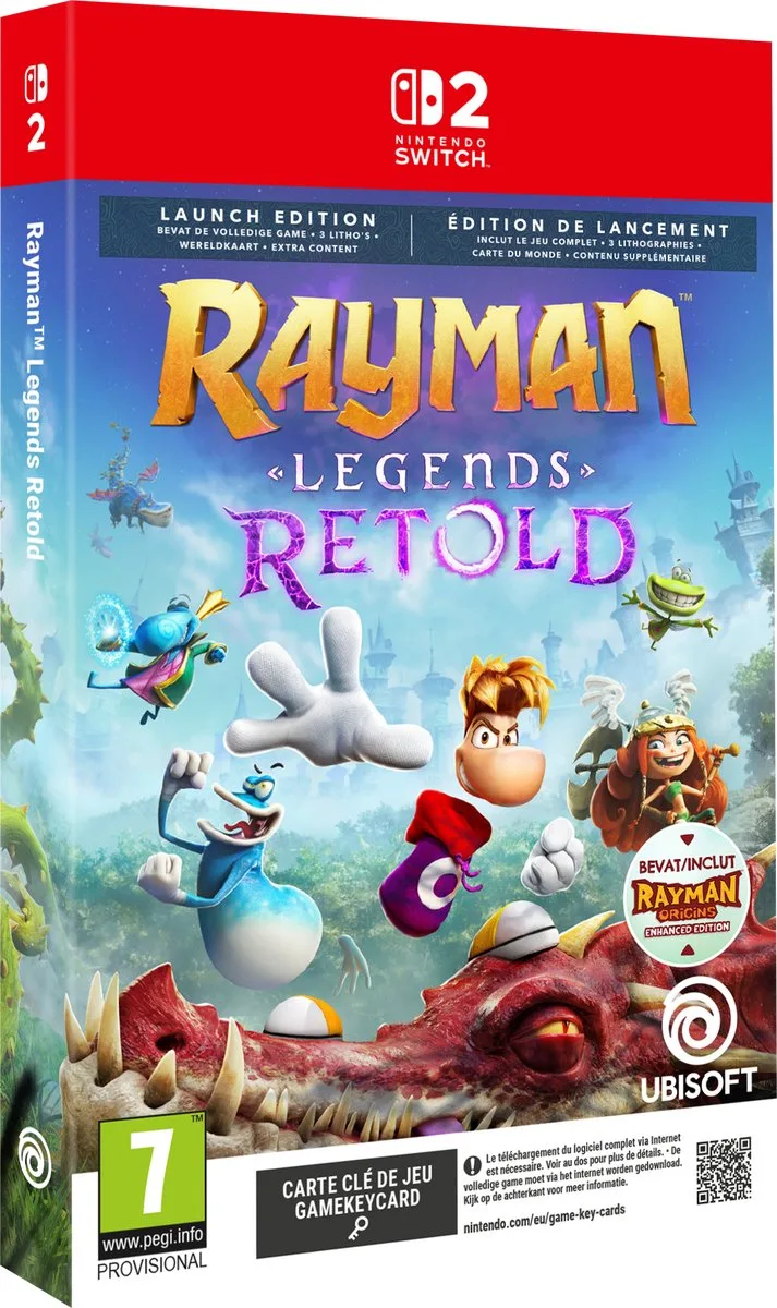 Rayman Legends: Retold - Launch Edition - Nintendo Switch 2 speelgoed
