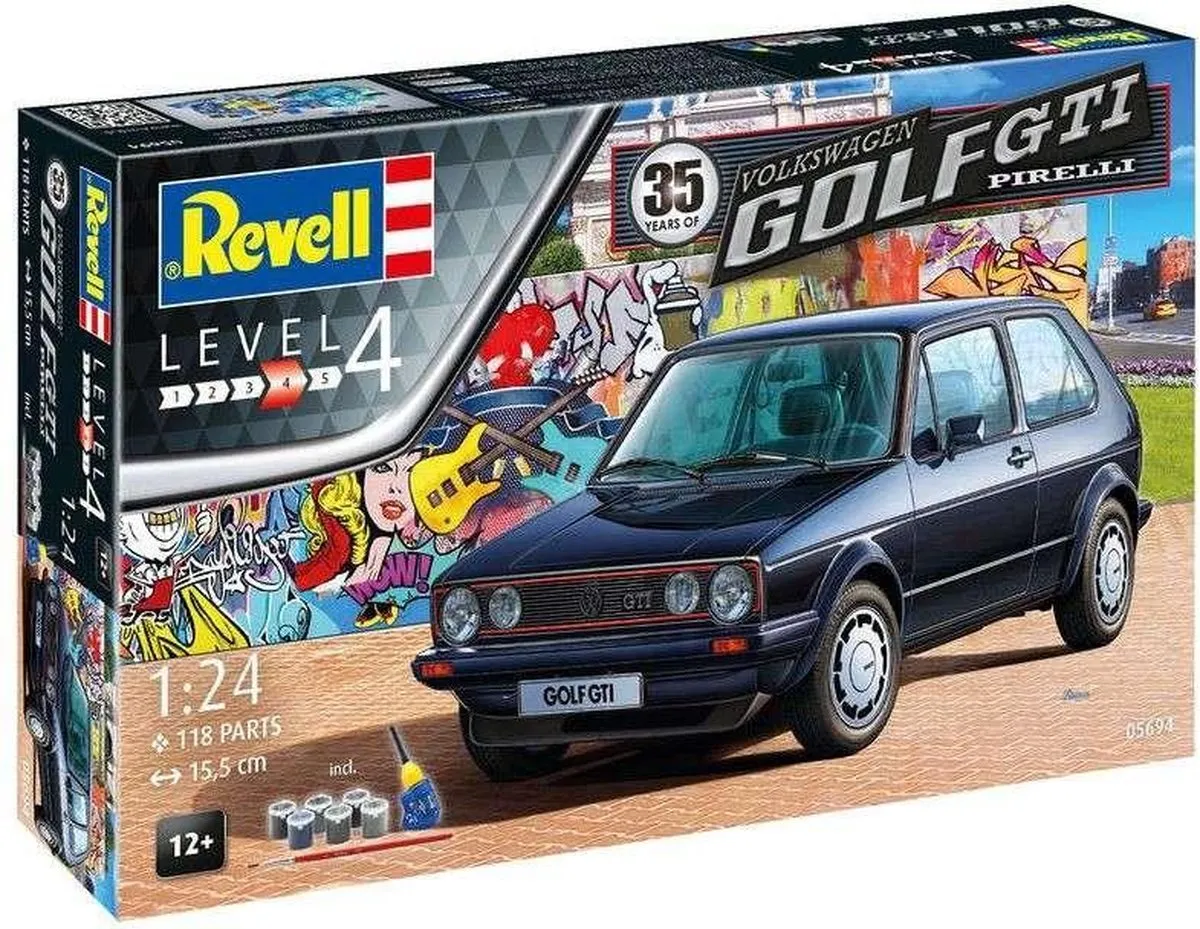 Revell 05694 35 Years VW Golf GTI Pirelli Auto (bouwpakket) 1:24 speelgoed