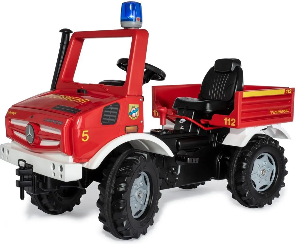 Rolly Toys 038220 RollyUnimog Fire Brandweer Trapauto speelgoed