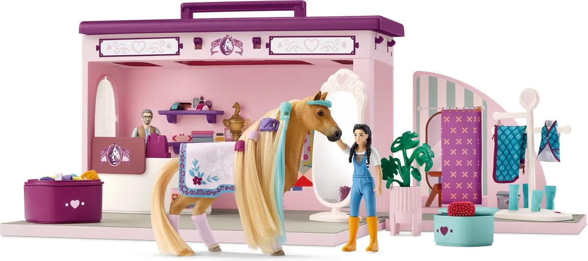 schleich HORSE CLUB Sofia's Beauties - Pop-up-boetiek - Kinderspeelgoed voor Jongens en Meisjes - 4 tot 10 jaar - 42587 speelgoed