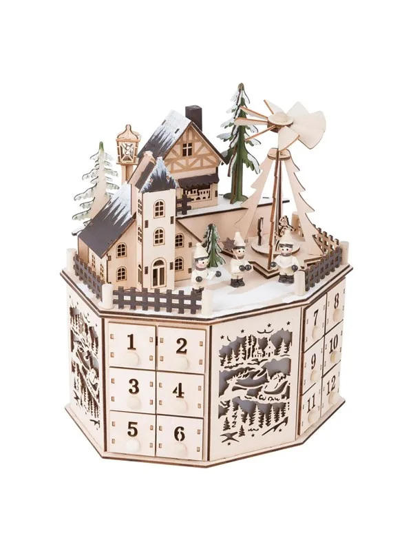 Small Foot - Wooden Advent Calendar Christmas Land speelgoed