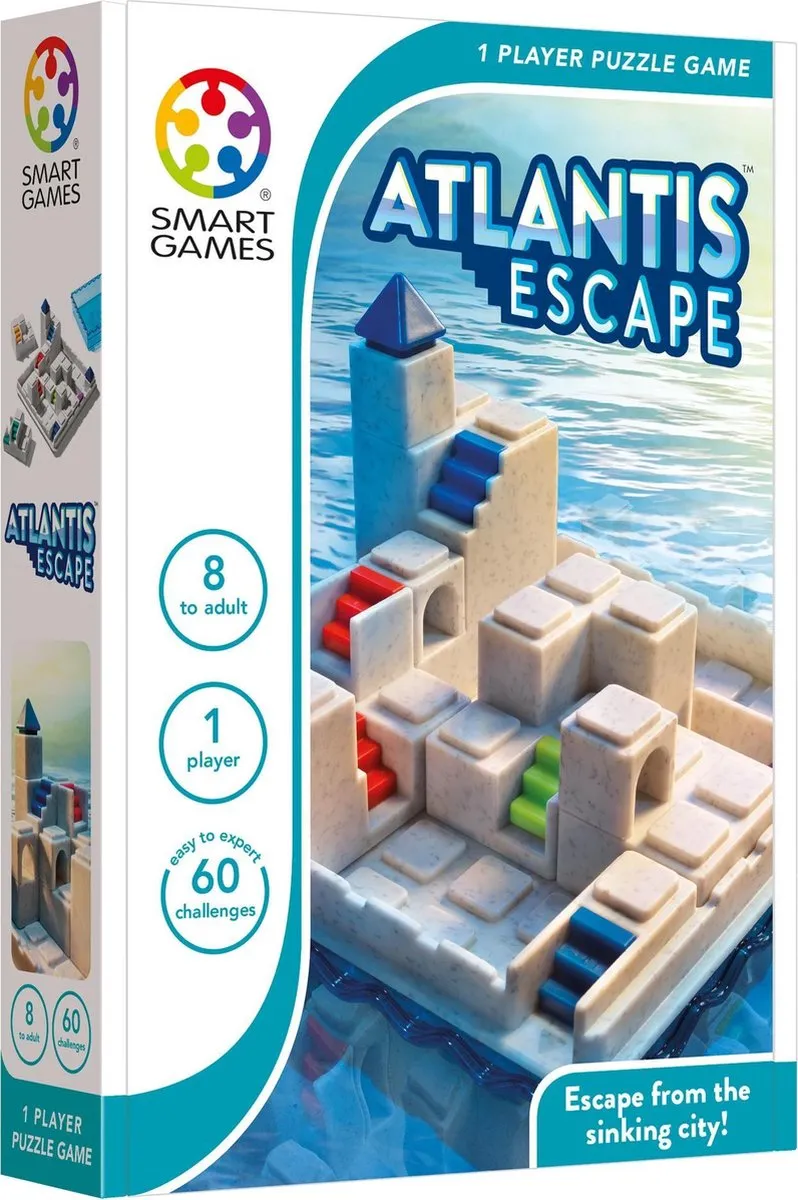 Smart Games Atlantis Escape (60 opdrachten) speelgoed
