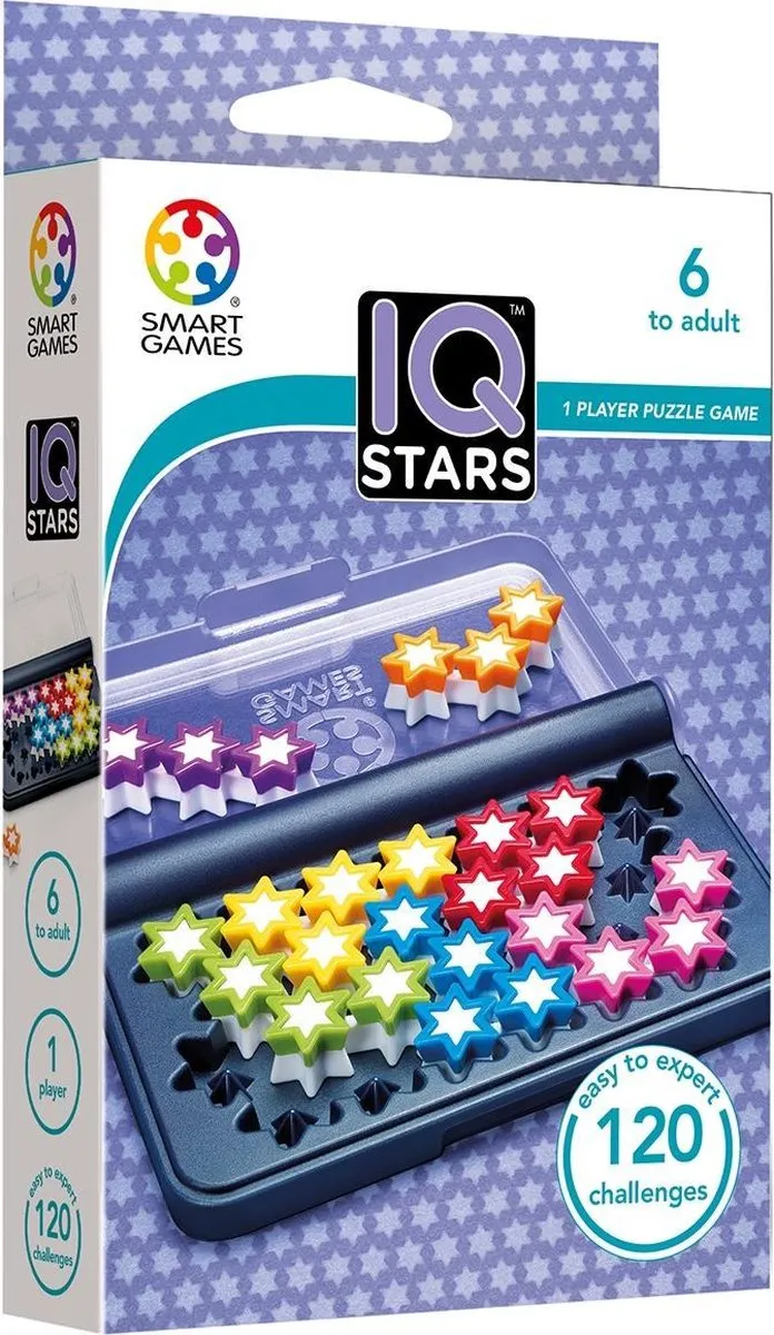 Smart Games IQ Stars (120 challenges) breinbreker speelgoed