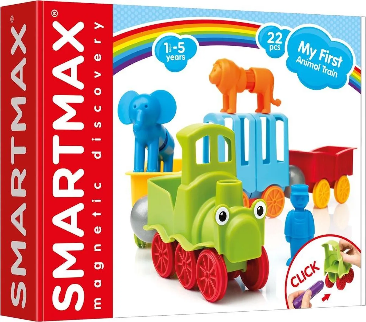 SmartMax My First Animal Train - Magnetische Dierentrein speelgoed