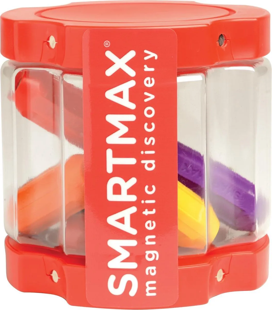 SmartMax Uitbreidingsset korte staven in container met magneetpunten speelgoed