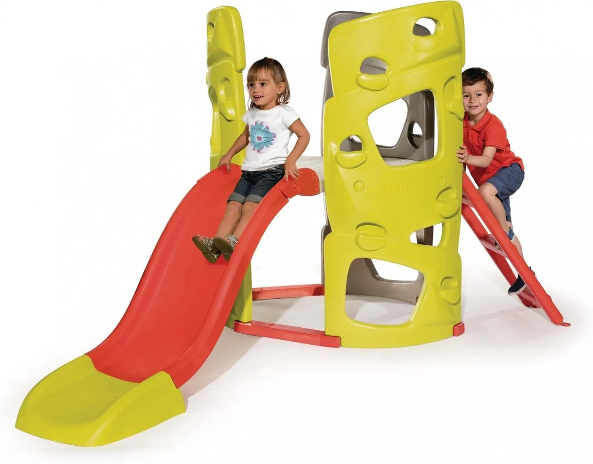 Smoby Klimtoren - 230 x 143 x 140 cm - Vanaf 2 jaar - Glijbaan speelgoed