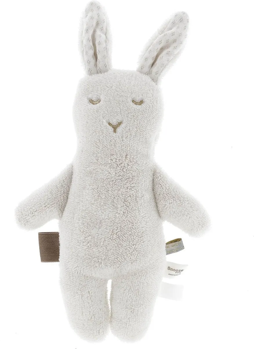 Snoozebaby knuffelkonijntje Ruby Rabbit - 100% gerecycled materiaal - Stone Beige beige speelgoed