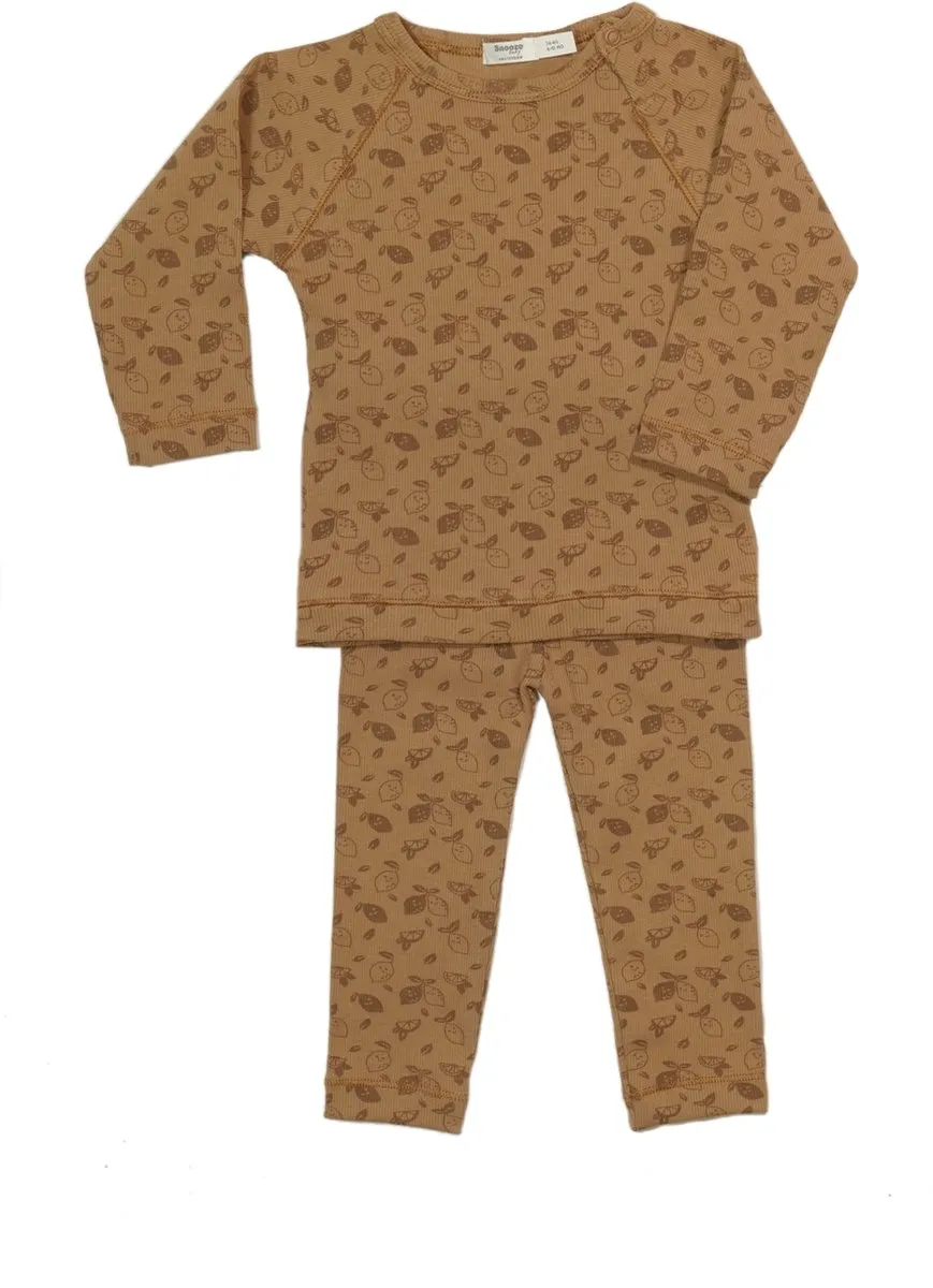 Snoozebaby Organische Pyjama Toffee - maat 86/92 speelgoed