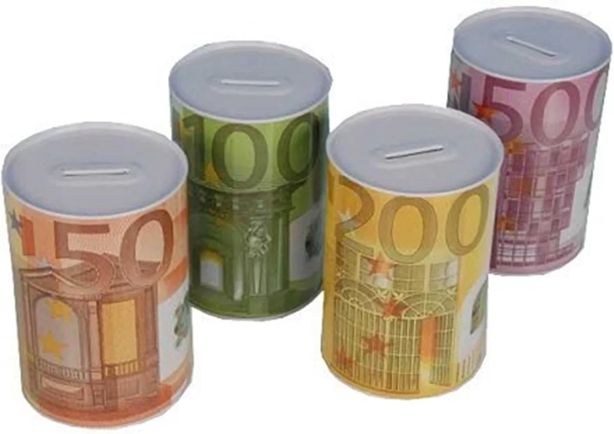 Spaarpot 23 x 15 cm met andre personage set van 3 stuks-Kerst Cadau speelgoed