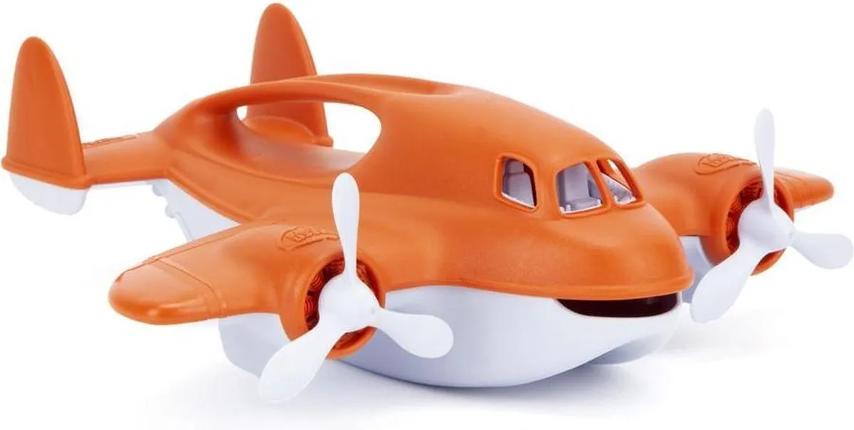 Speelgoed blusvliegtuig oranje - Green Toys speelgoed