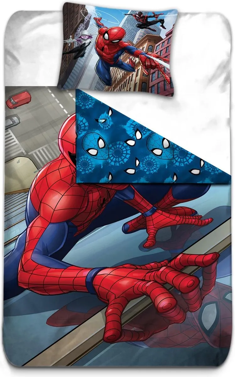 Spider-Man Climber - Dekbedovertrek - Eenpersoons - 140 x 200 cm - Multi speelgoed