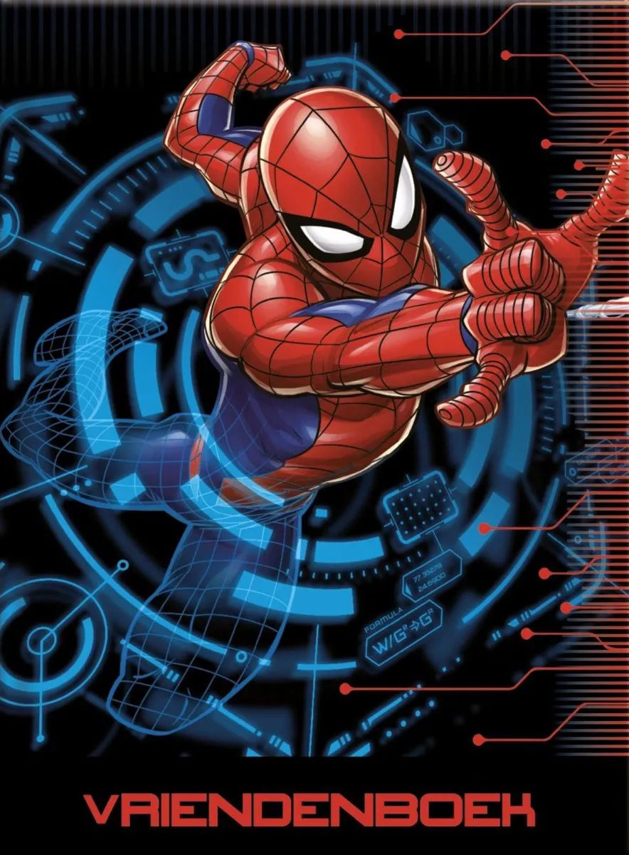 Spider-man vriendenboek - Spiderman Vriendenboekje - 80 Blz- Hardcover - 2022 speelgoed