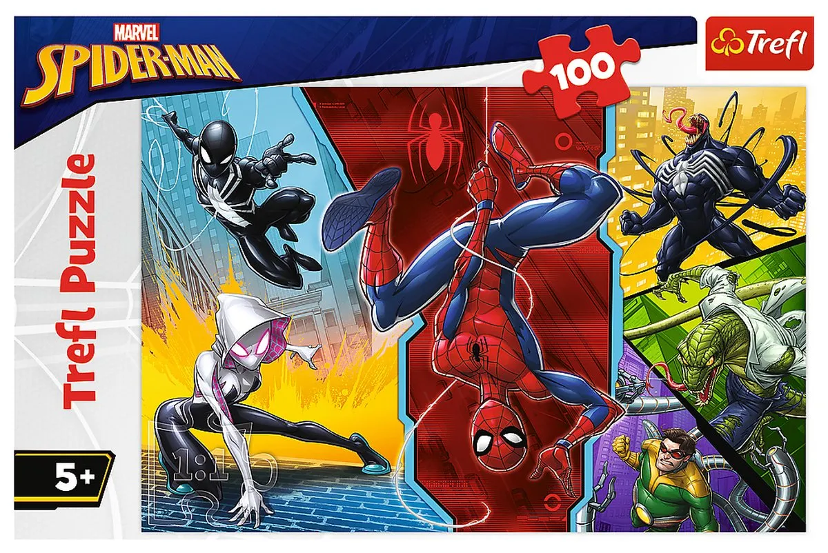 Spiderman Puzzel - 100 puzzel stukjes - leeftijd vanaf 5 jaar speelgoed