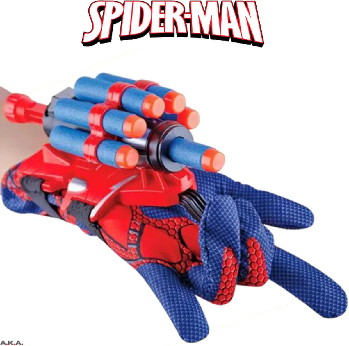 Spiderman Web Shooter - Spiderman Handschoen - Web shooter - Incl. gratis 15 pijltjes - Spiderman Speelgoed - Spiderman launcher - Blauw Rood speelgoed
