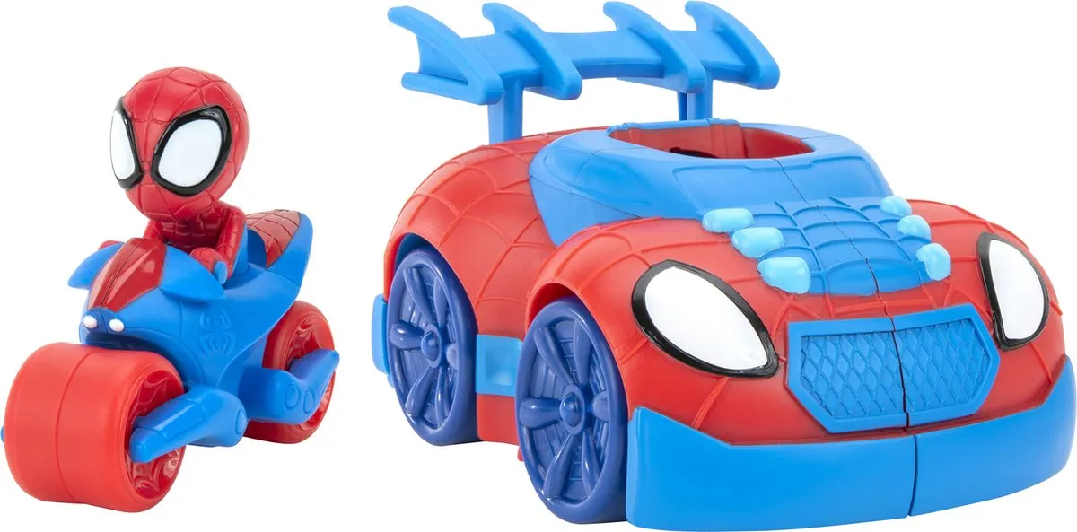 Spidey and his Friends Spidey voertuig 2 in 1 speelgoed