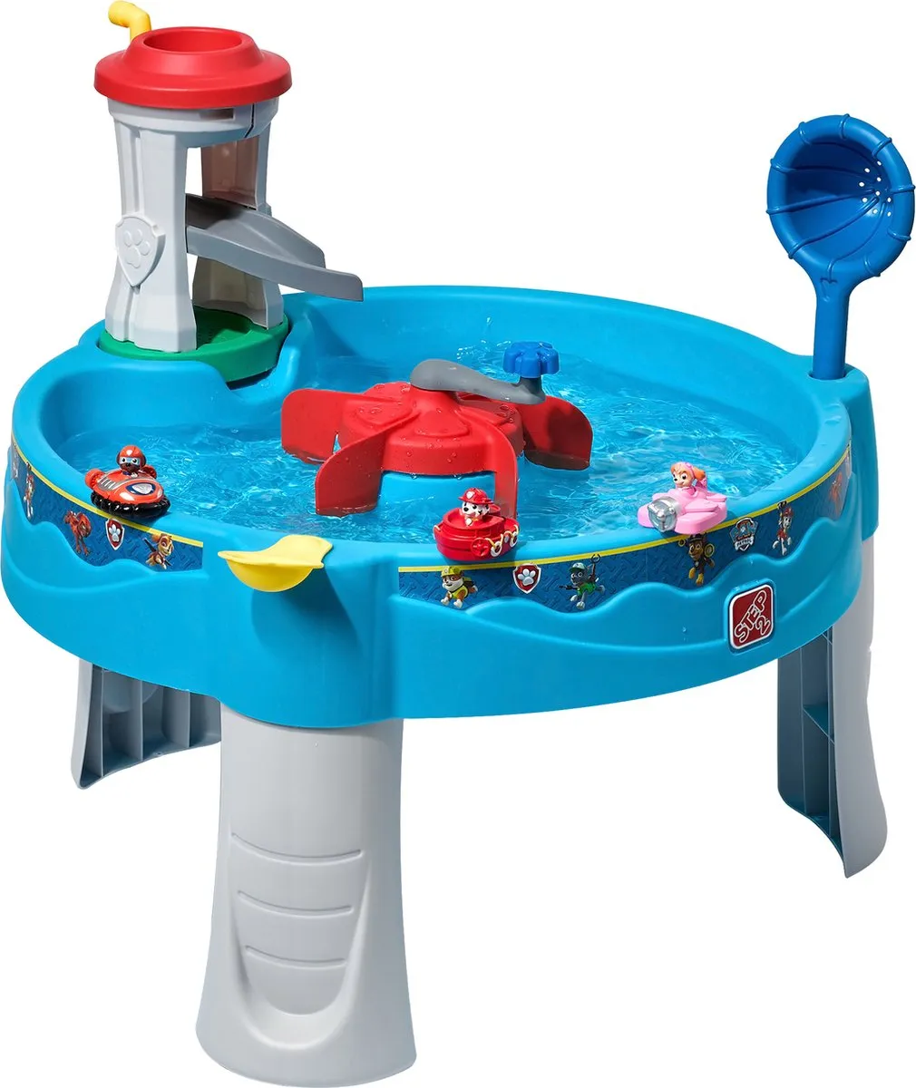 Step2 Paw Patrol Watertafel - Kunststof water tafel met 8-delige accessoireset - Waterspeelgoed voor kinderen - Activiteitentafel met water voor de tuin speelgoed