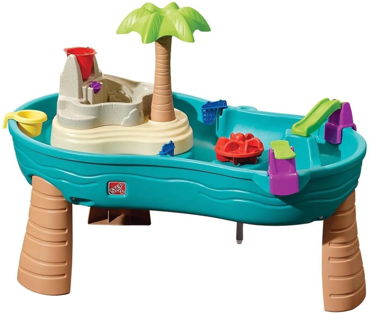 Step2 Splish Splash Watertafel - Met 10 accessoires - Waterspeelgoed voor kind - Activiteitentafel met water voor de tuin / buiten speelgoed