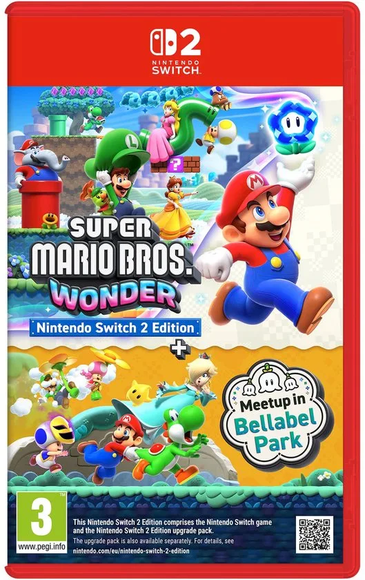 Super Mario Bros. Wonder Nintendo Switch 2 Edition + Samen naar het Bellabelpark speelgoed