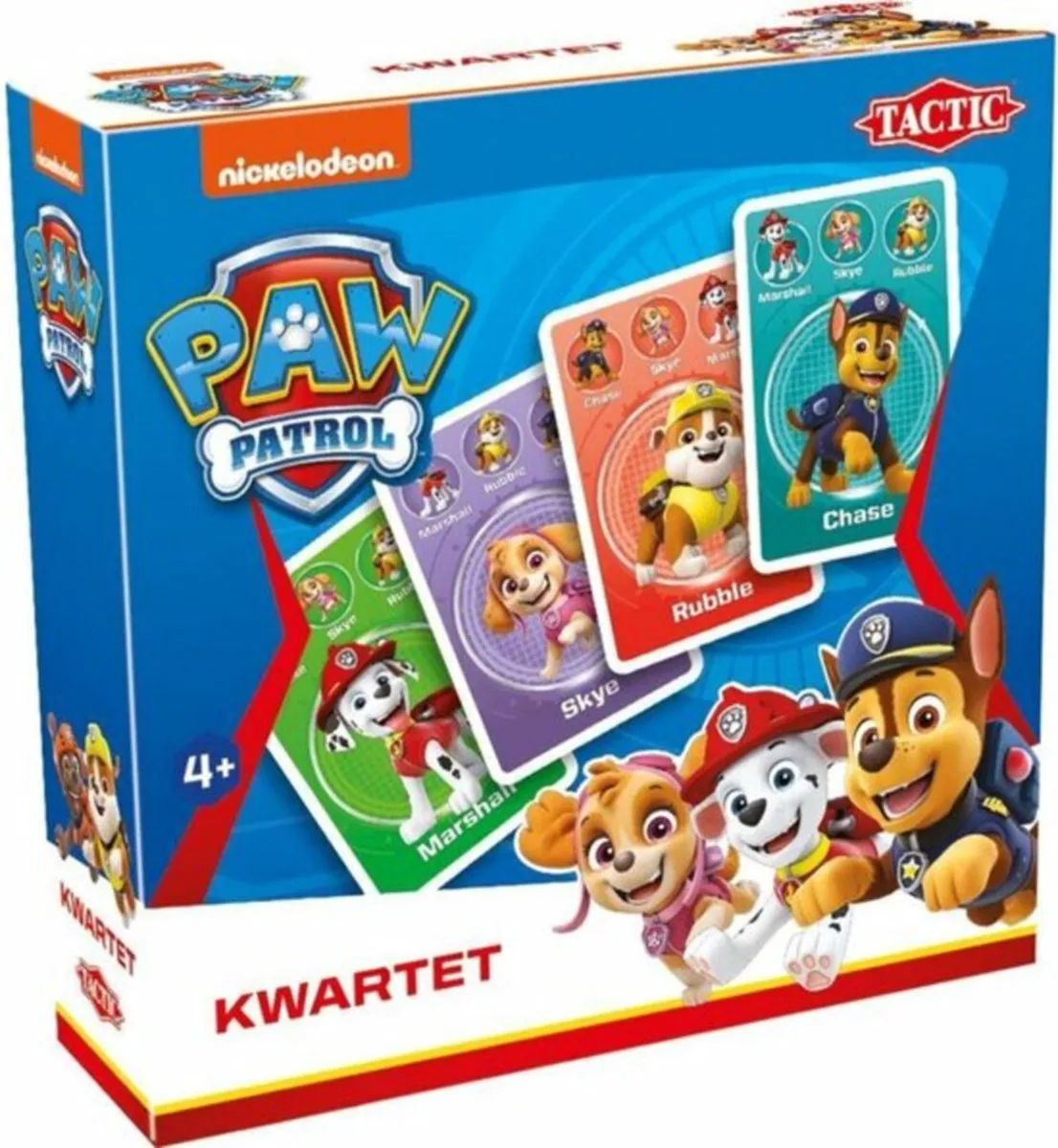 Tactic - PAW Patrol Kwartetspel - Nederlands - Kaartspel speelgoed
