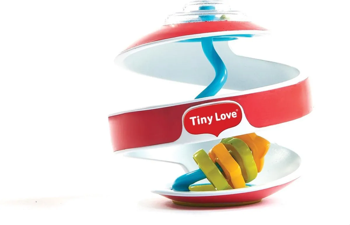 Tiny Love Inspiral Swirling Ball - Spiraalvormige speelbal - Rood speelgoed