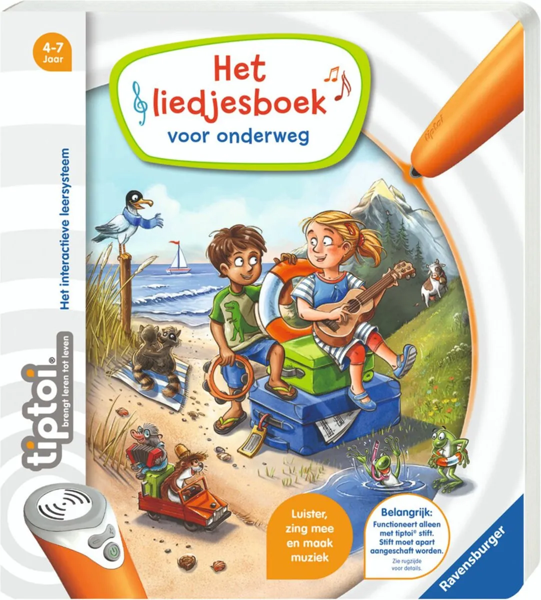 tiptoi® Het Liedjesboek voor onderweg - Ravensburger - Leersysteem speelgoed