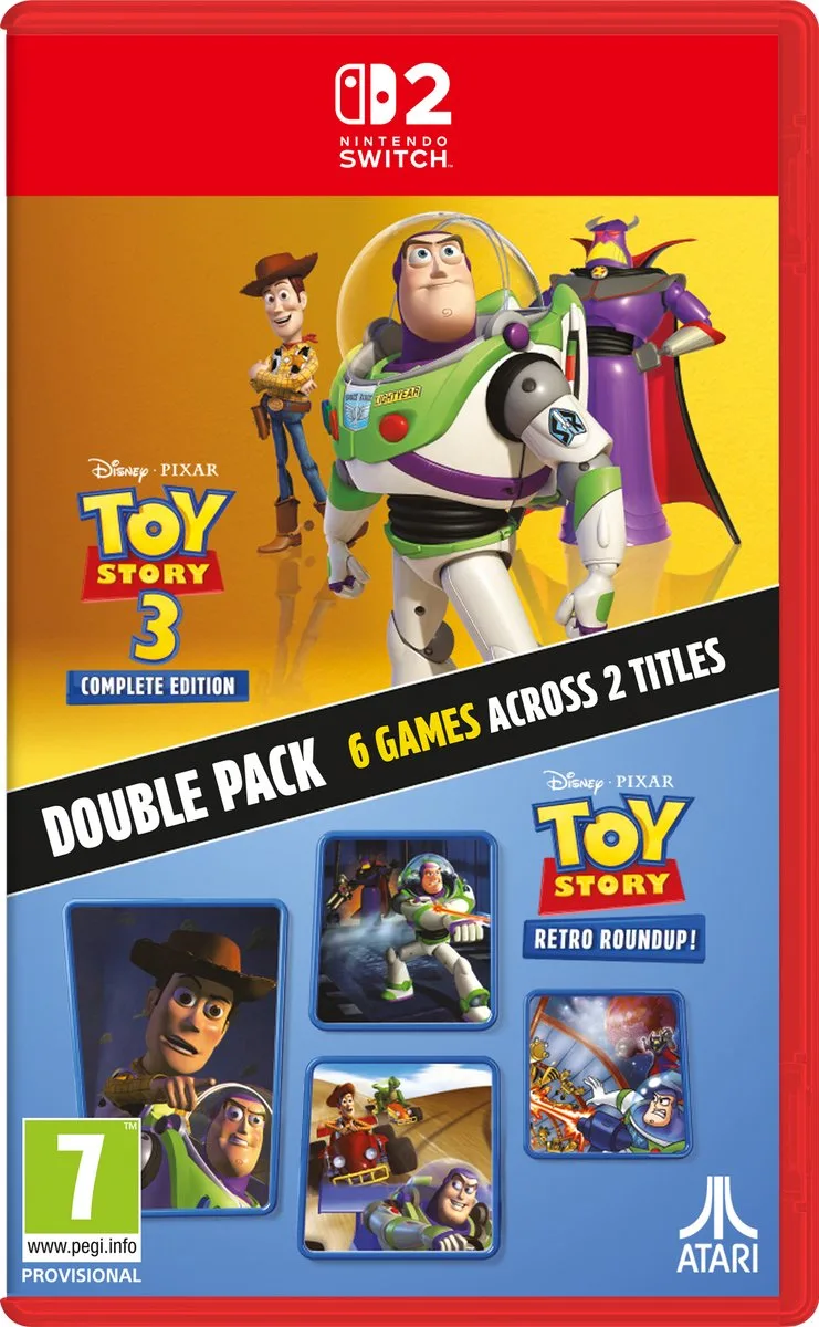 Toy Story: Retro Round Up! + Toy Story 3 Complete Edition - Switch 2 speelgoed