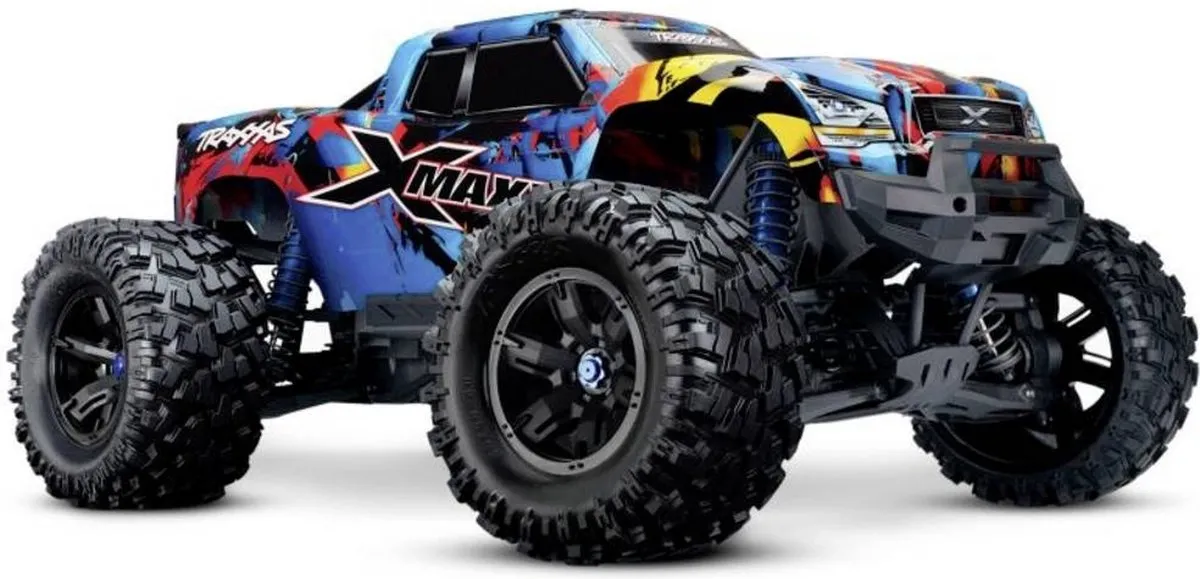 Traxxas X-Maxx 4x4 VXL RocknRoll Blauw Brushless RC auto Elektro Monstertruck 4WD RTR 2,4 GHz speelgoed