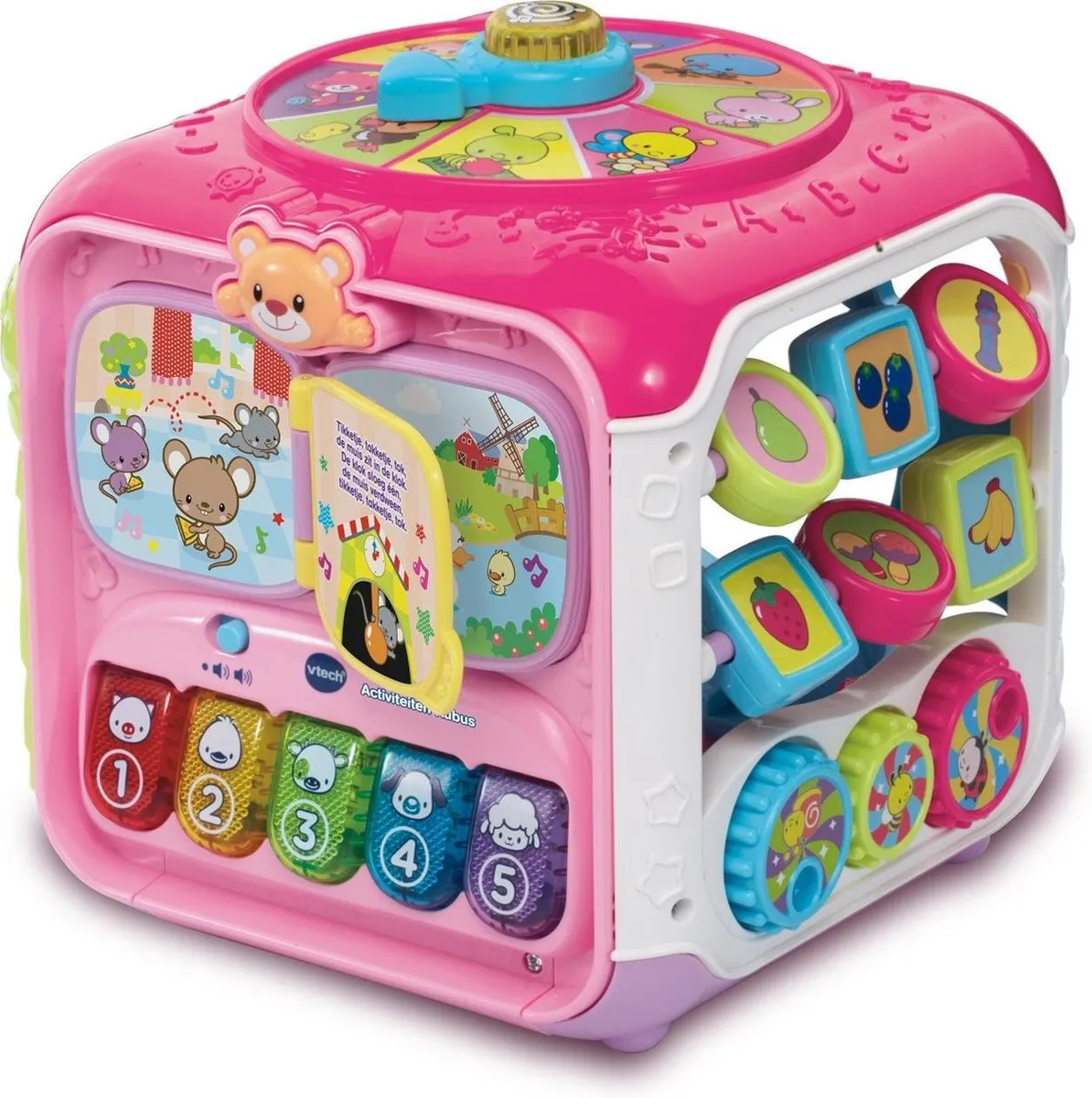 VTech Baby Activiteiten Kubus - Educatief Babyspeelgoed - Roze - 9 tot 36 Maanden speelgoed