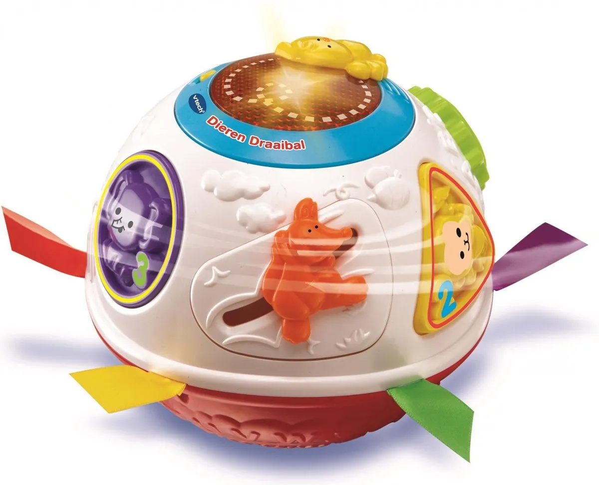 VTech Baby Dieren Draaibal - Educatief Speelgoed - 6 tot 36 Maanden speelgoed