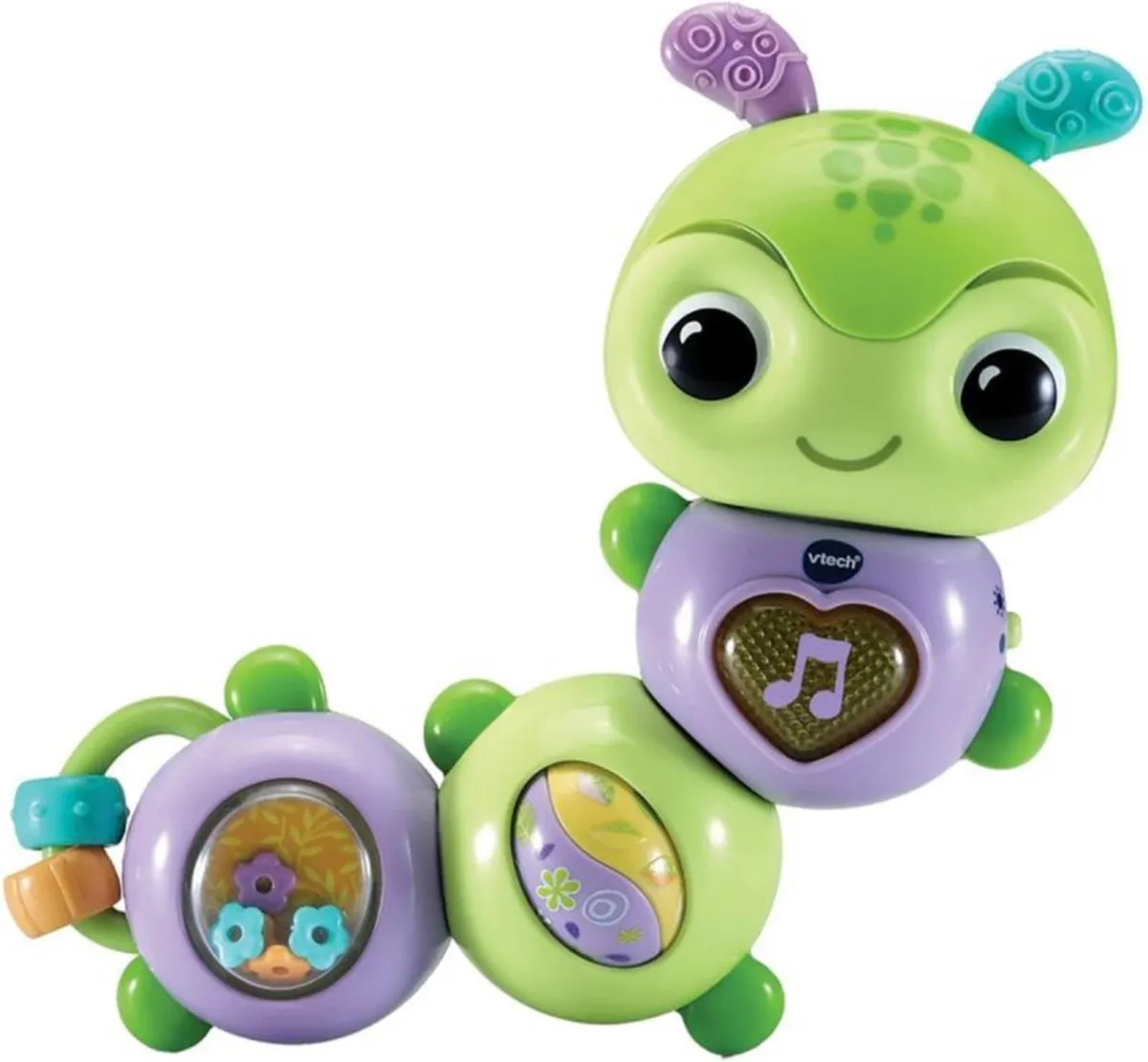 VTech Baby Dierenvriendjes Draai & Wiebel Rupsje - Educatief Babyspeelgoed - 6 tot 24 Maanden speelgoed