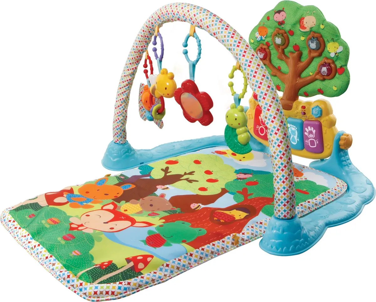 VTech Baby Dierenvriendjes Speelmat - Babygym - Interactief Speelgoed - 6 tot 36 Maanden speelgoed