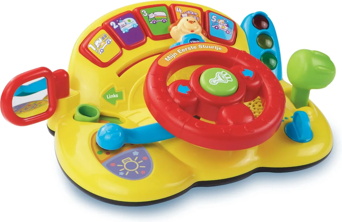 VTech Baby Mijn Eerste Stuurtje - Educatief Speelgoed - 1 tot 3 Jaar speelgoed