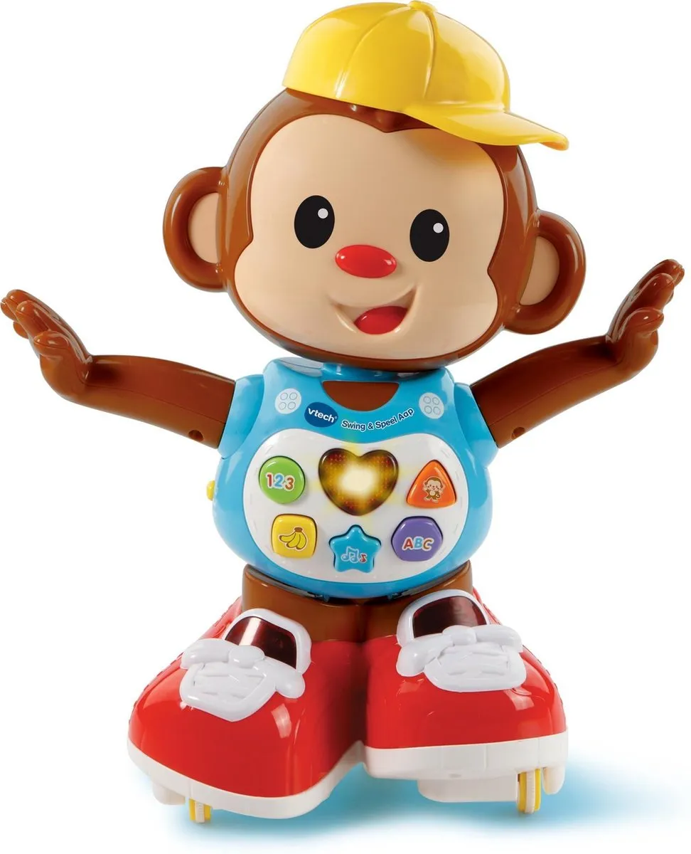 VTech Baby Swing & Speel Aap - Educatief Babyspeelgoed - 1 tot 3 Jaar speelgoed