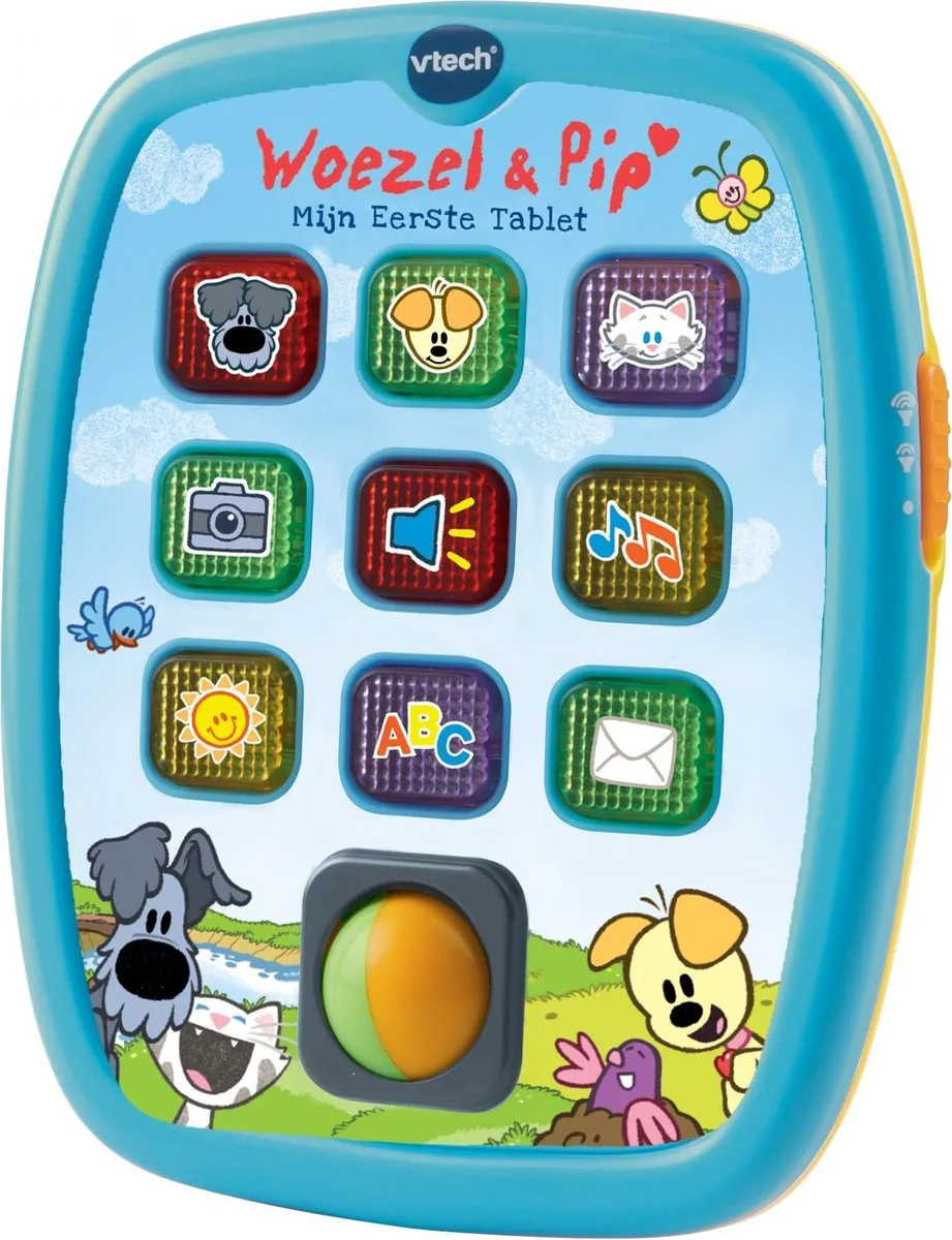 VTech Baby Woezel & Pip - Mijn Eerste Tablet- Educatief Babyspeelgoed - 6 tot 36 Maanden speelgoed