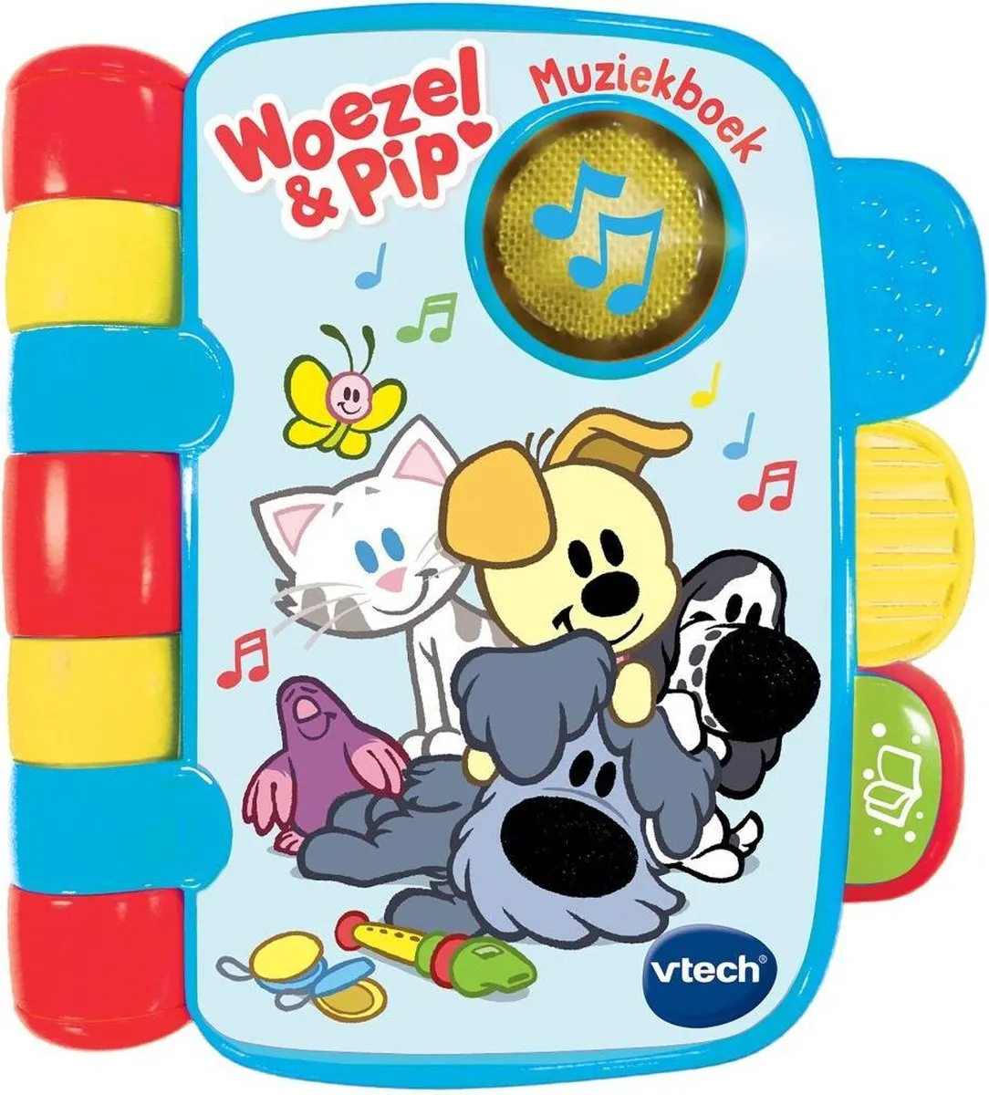 Vtech Baby Woezel & Pip Muziekboekje - Educatief Babyspeelgoed - 6 tot 36 Maanden speelgoed