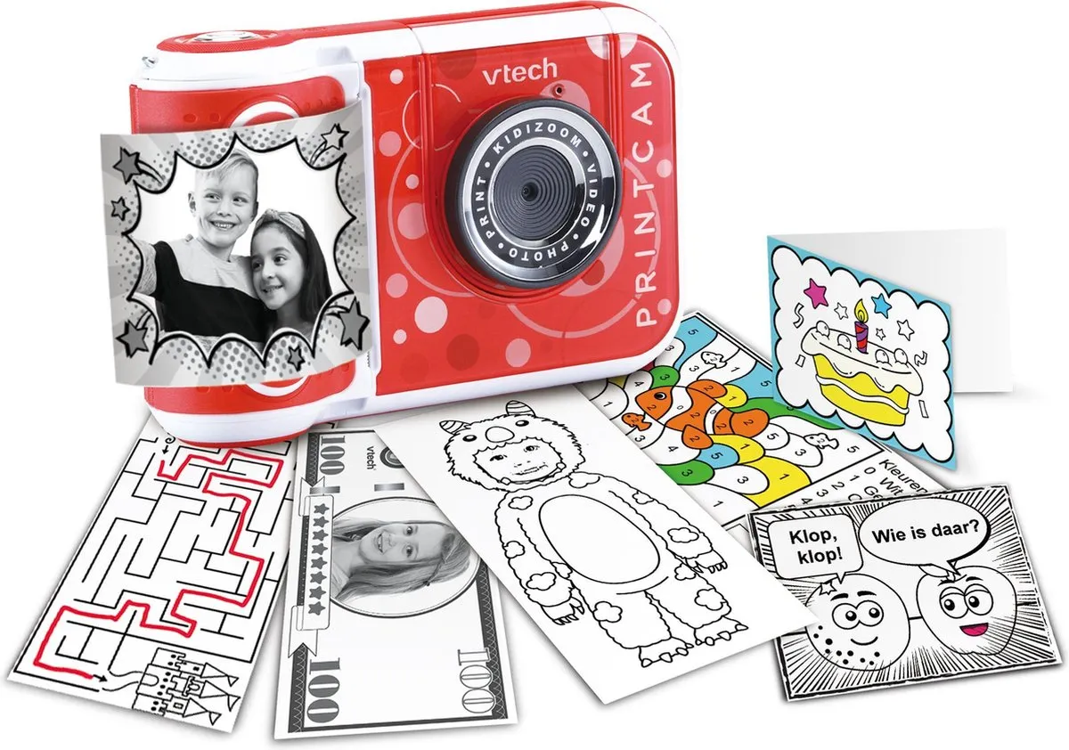 VTech KidiZoom Print Cam - Educatieve Speelgoedcamera - 5 tot 12 Jaar speelgoed