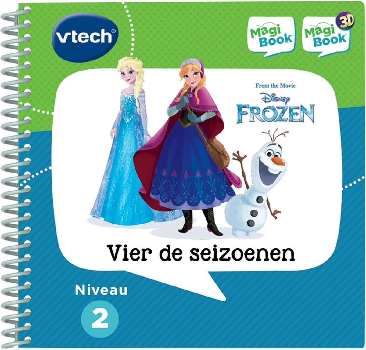 VTech MagiBook Activiteitenboek Frozen - Vier de Seizoenen - Educatief Speelgoed - Niveau 2 - 4 tot 8 Jaar speelgoed