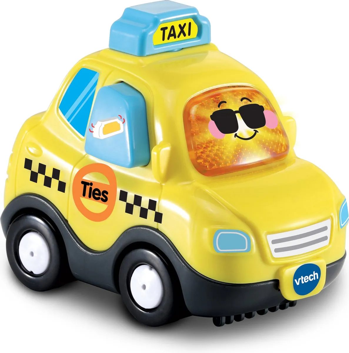VTech Toet Toet Auto’s Ties Taxi – Interactief Speelgoed – Licht- en Geluidseffecten – 1 tot 5 jaar speelgoed